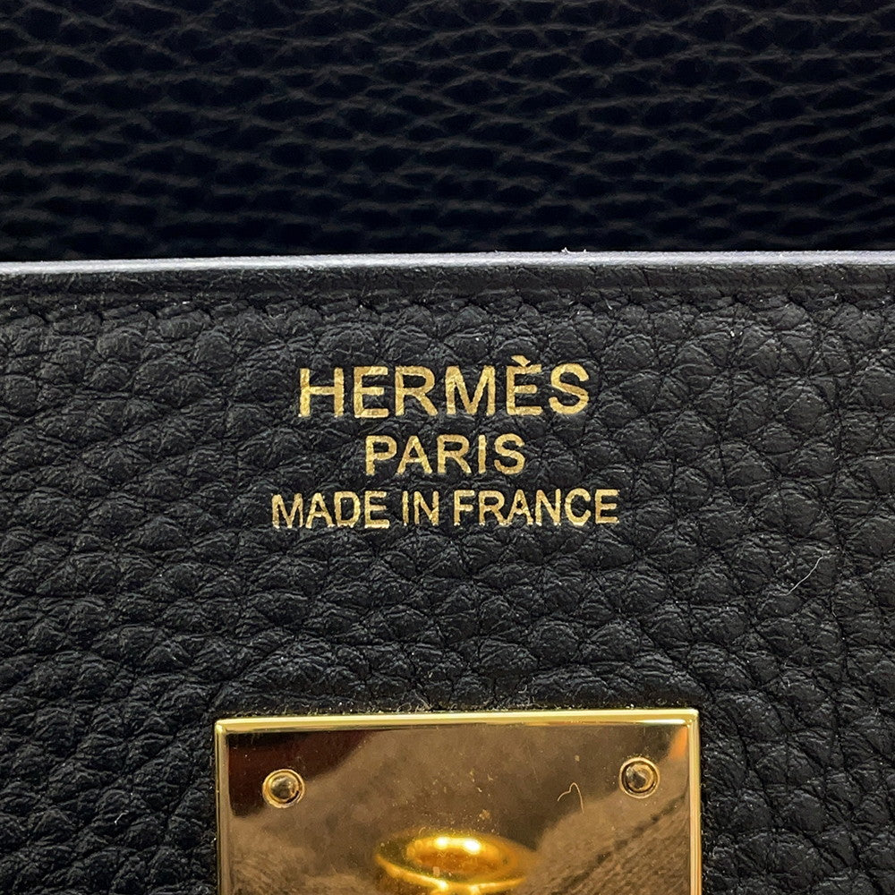 HERMES Birkin Black Togo Leather Size 40
