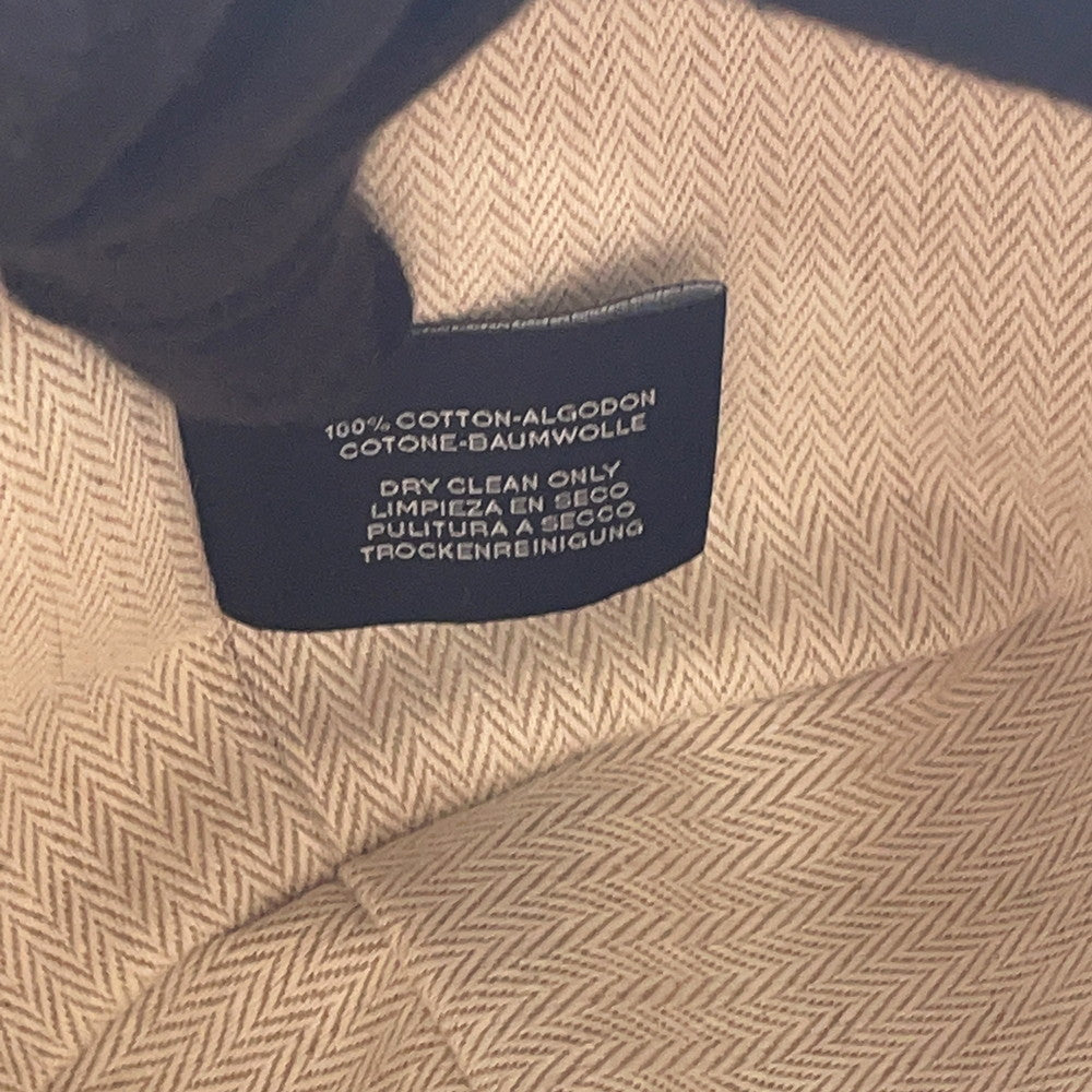 HERMES Brid a Black Beige Canvas Size GM