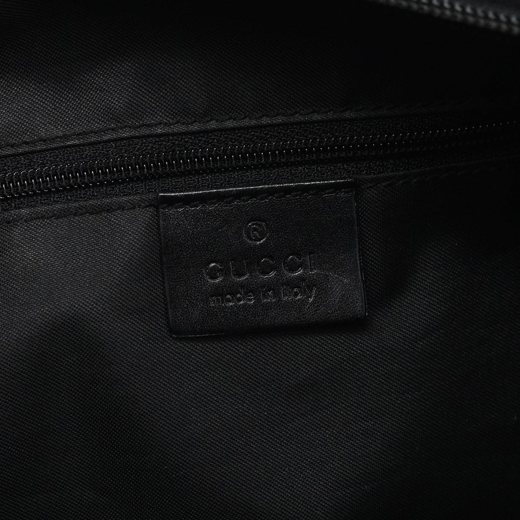 001 3386 Black GG Nylon Shoulder Bag