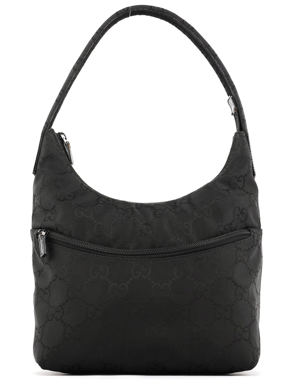 001 3386 Black GG Nylon Shoulder Bag