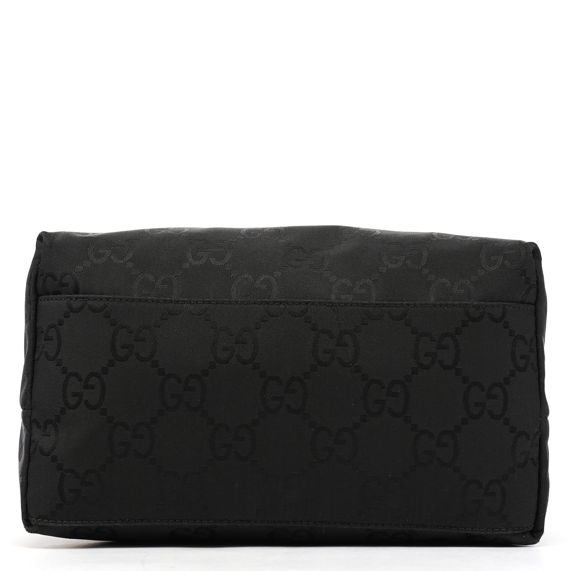 001 3386 Black GG Nylon Shoulder Bag
