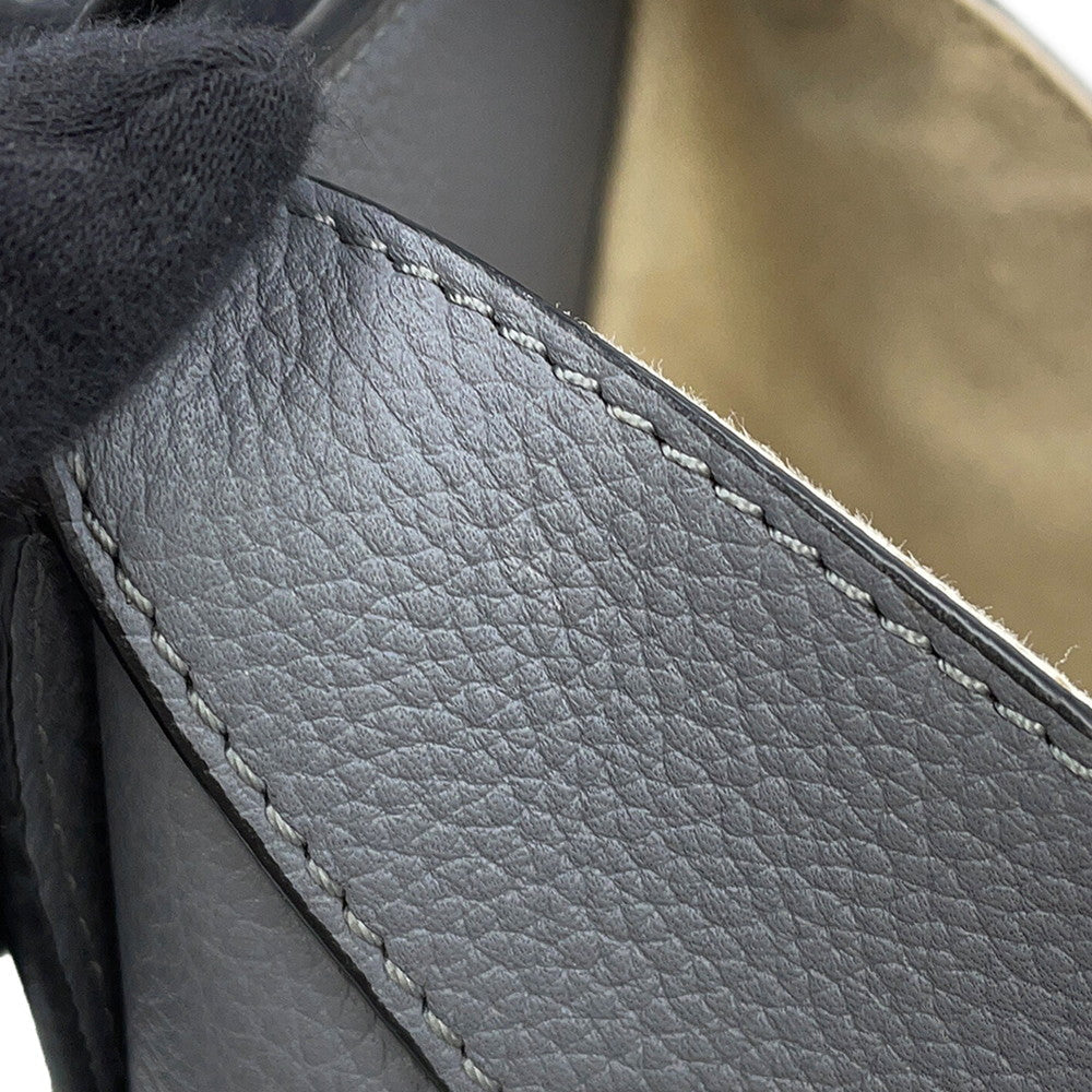 LOEWE hammock GrayA538S35X51 Soft Grained Calf Leather Size Small