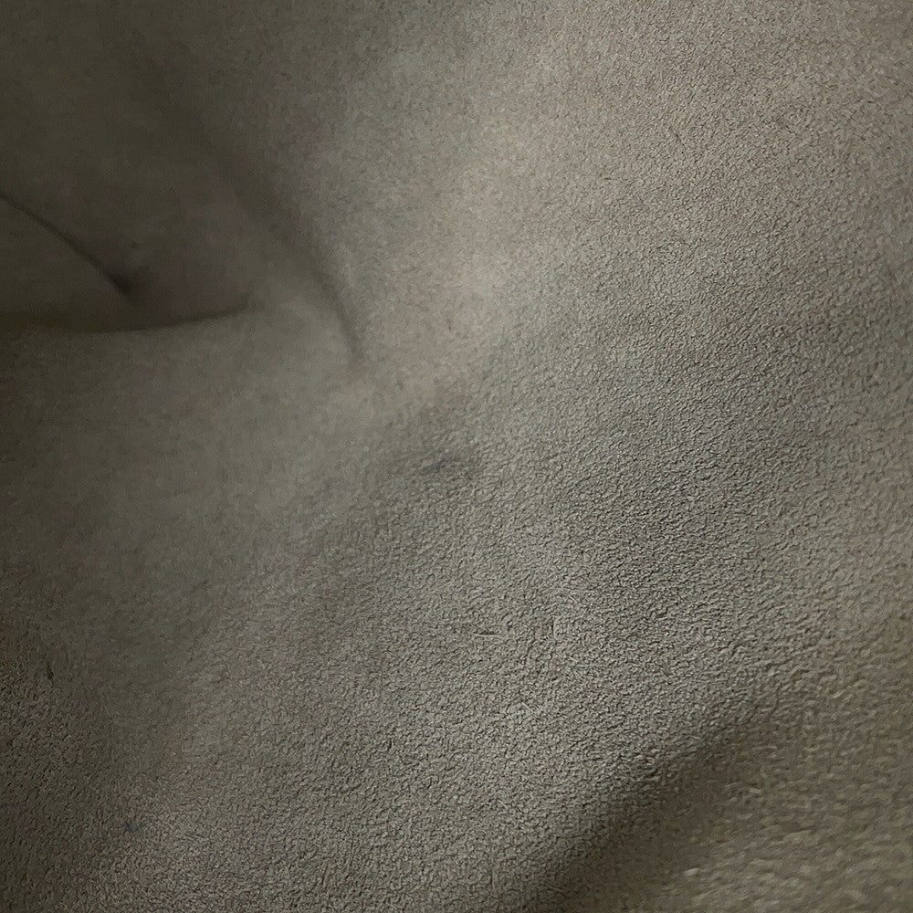 LOEWE flamenco Silver Lurex fabric Leather