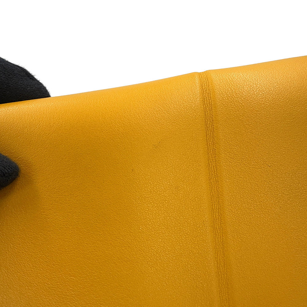 LOEWE Puzzle Fold Tote Dark Butter/SunflowerA779G50X18 Calf Leather Size Medium