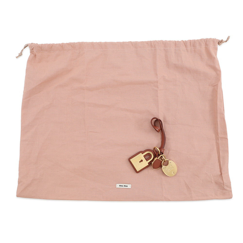 MIUMIU baud Copper Brown5BB173_2CRW_F0033_V_OTM Calf Leather Size Small