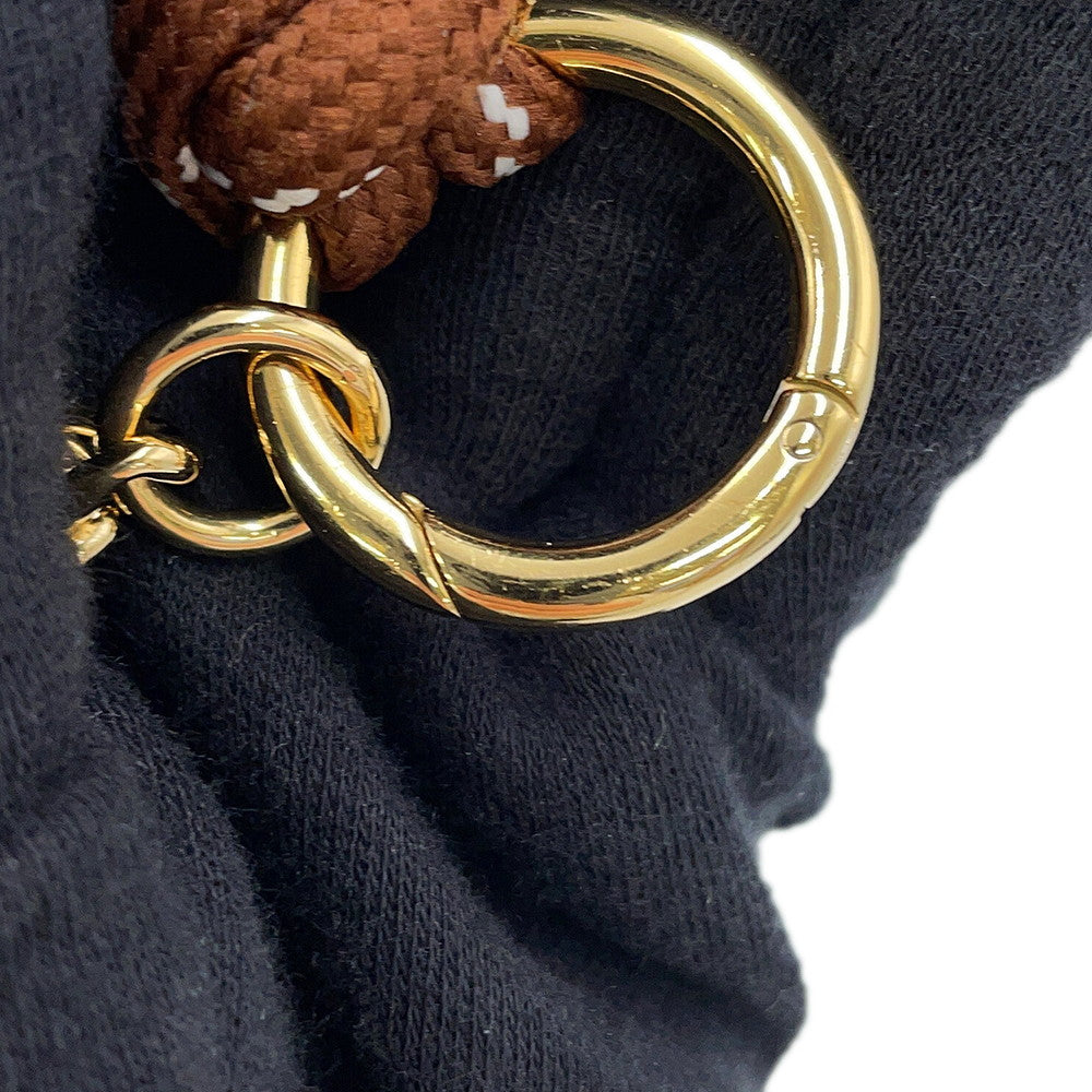 MIUMIU Trick Key Ring Brown/White5TL510_2CRT_F0KMH Leather