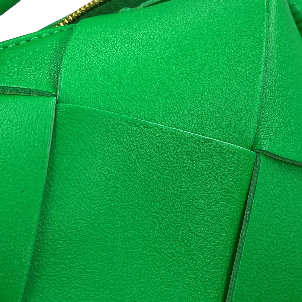Bottega Veneta Maxi INTRECCIATO Cassette Camera Bag Parakeet701915VCQC23722 Lambskin Size Mini