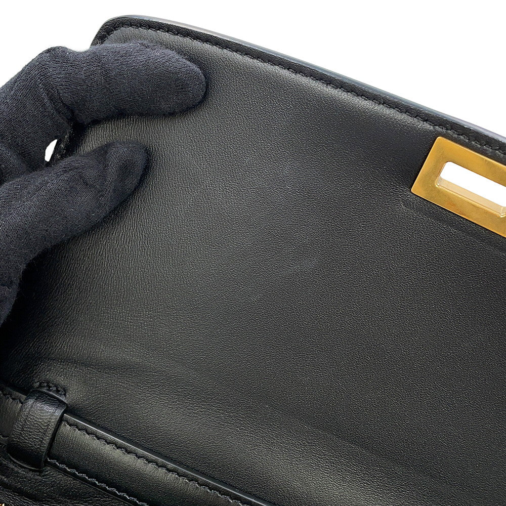 CELINE Classic box Black189173DLS.38NO Box Calf LeatherLeather Size Medium