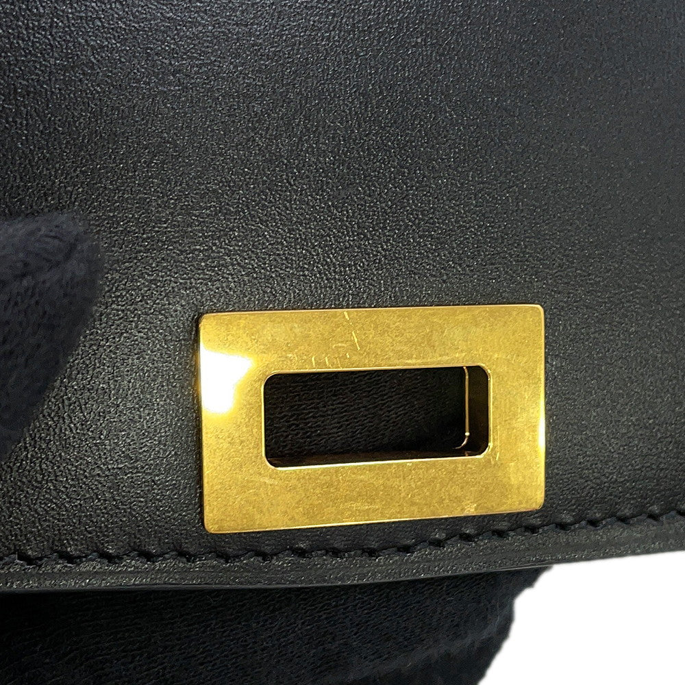 CELINE Classic box Black189173DLS.38NO Box Calf LeatherLeather Size Medium