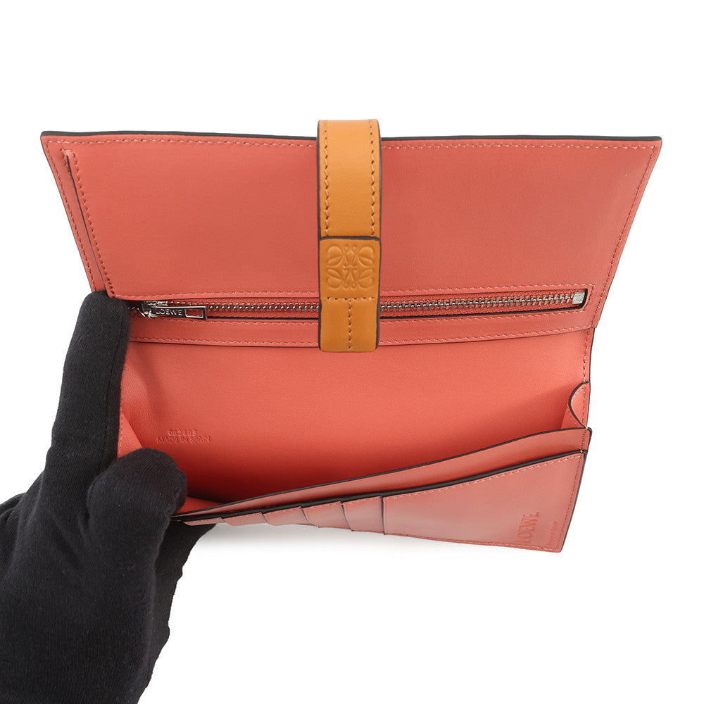 LOEWE Vertical wallet Light Oats / HoneyC660S40X01 Soft Grained Calf Leather