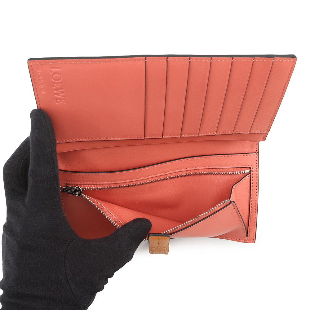 LOEWE Vertical wallet Light Oats / HoneyC660S40X01 Soft Grained Calf Leather