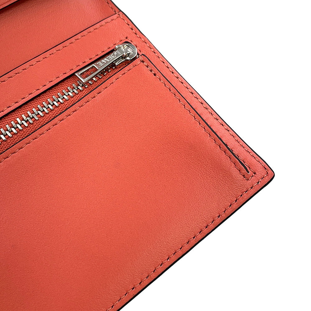 LOEWE Vertical wallet Light Oats / HoneyC660S40X01 Soft Grained Calf Leather