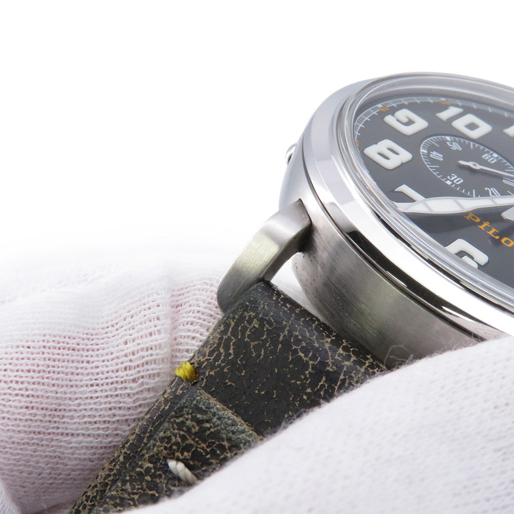ZENITH Pilot Type 20 Chronograph Rescue W45mm Stainless Steel Leather Gray Dial03.2434.4069/20.I010