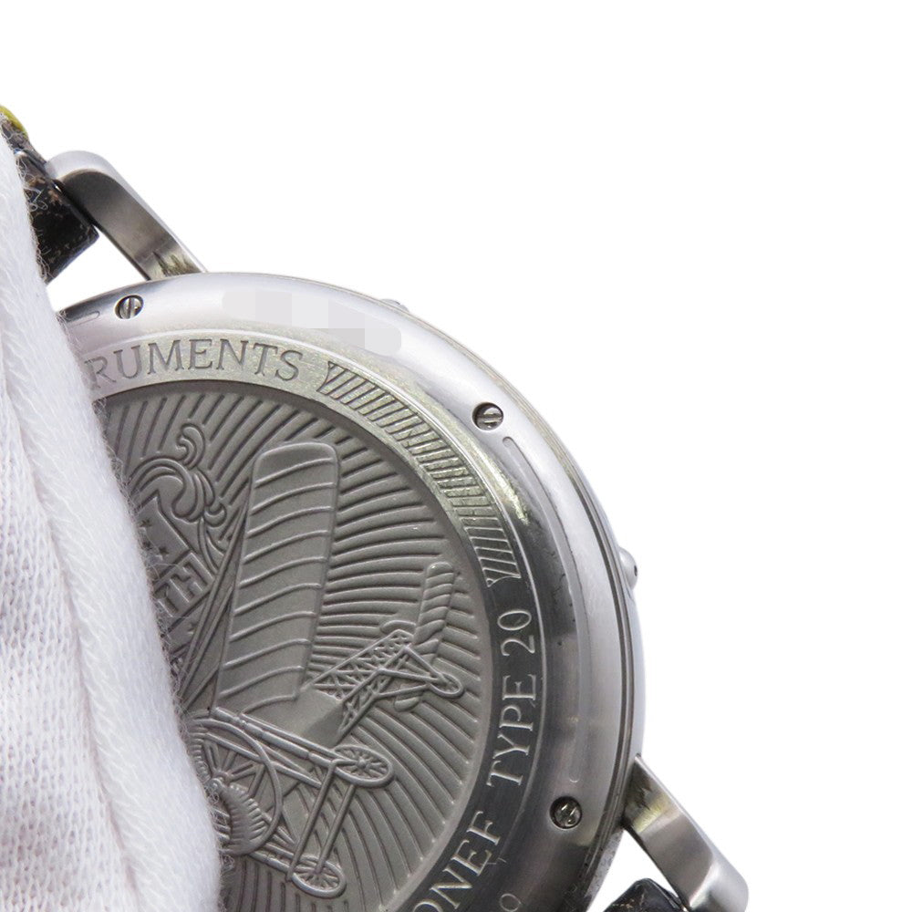 ZENITH Pilot Type 20 Chronograph Rescue W45mm Stainless Steel Leather Gray Dial03.2434.4069/20.I010