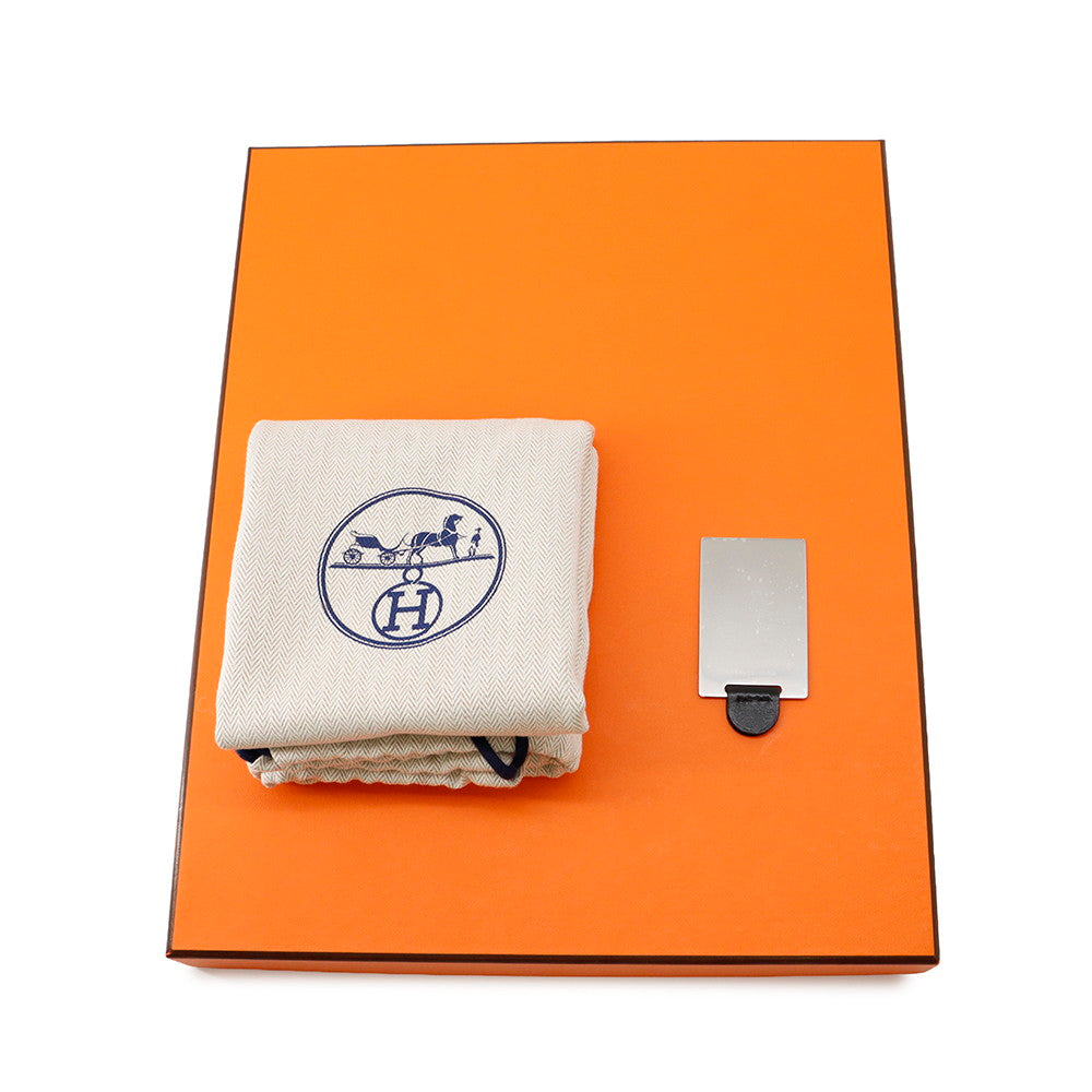 HERMES Constance3 Miroir Cloute Black Box Calf Leather Size Mini