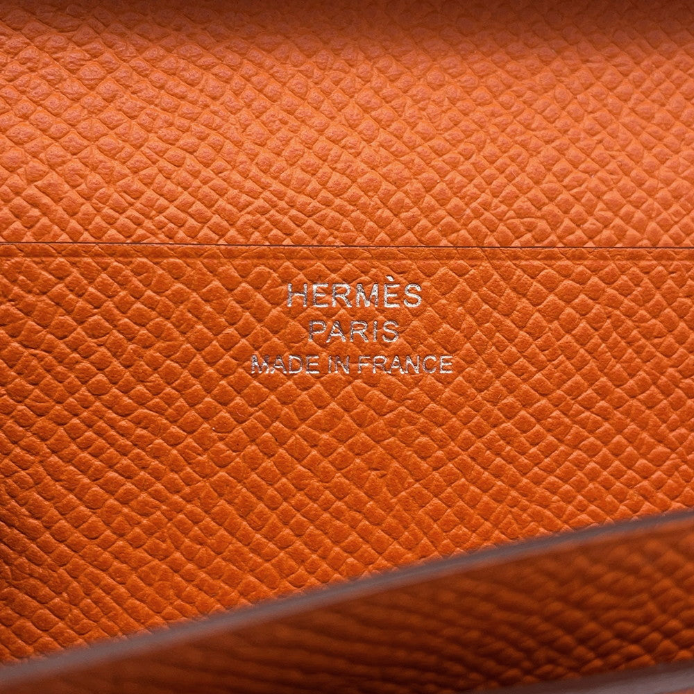 HERMES Bearnsfre Verso Ruby/Orange Epsom