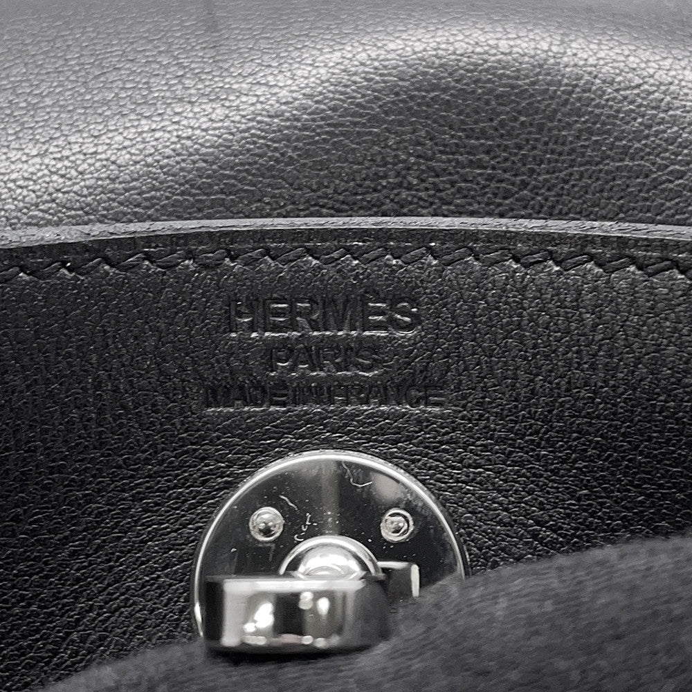 HERMES Lindy Mini Black Volupt Size Mini