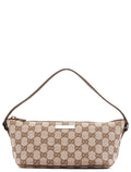 039 1103 Beige Brown GG Boat Pochette