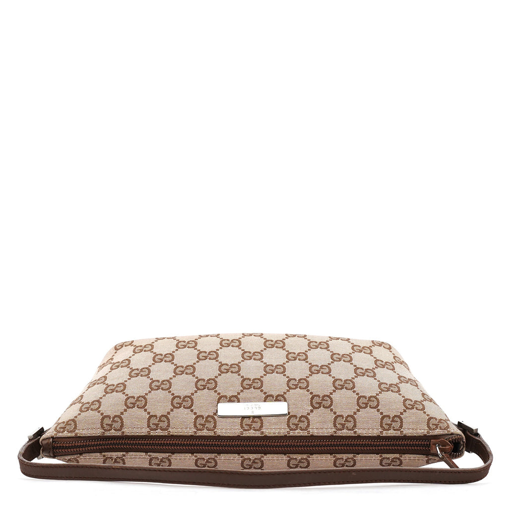 039 1103 Beige Brown GG Boat Pochette