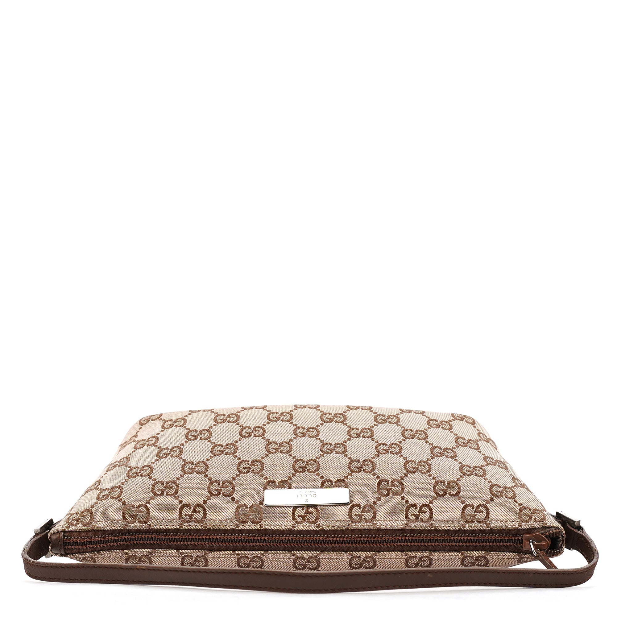 039 1103 Beige Brown GG Boat Pochette