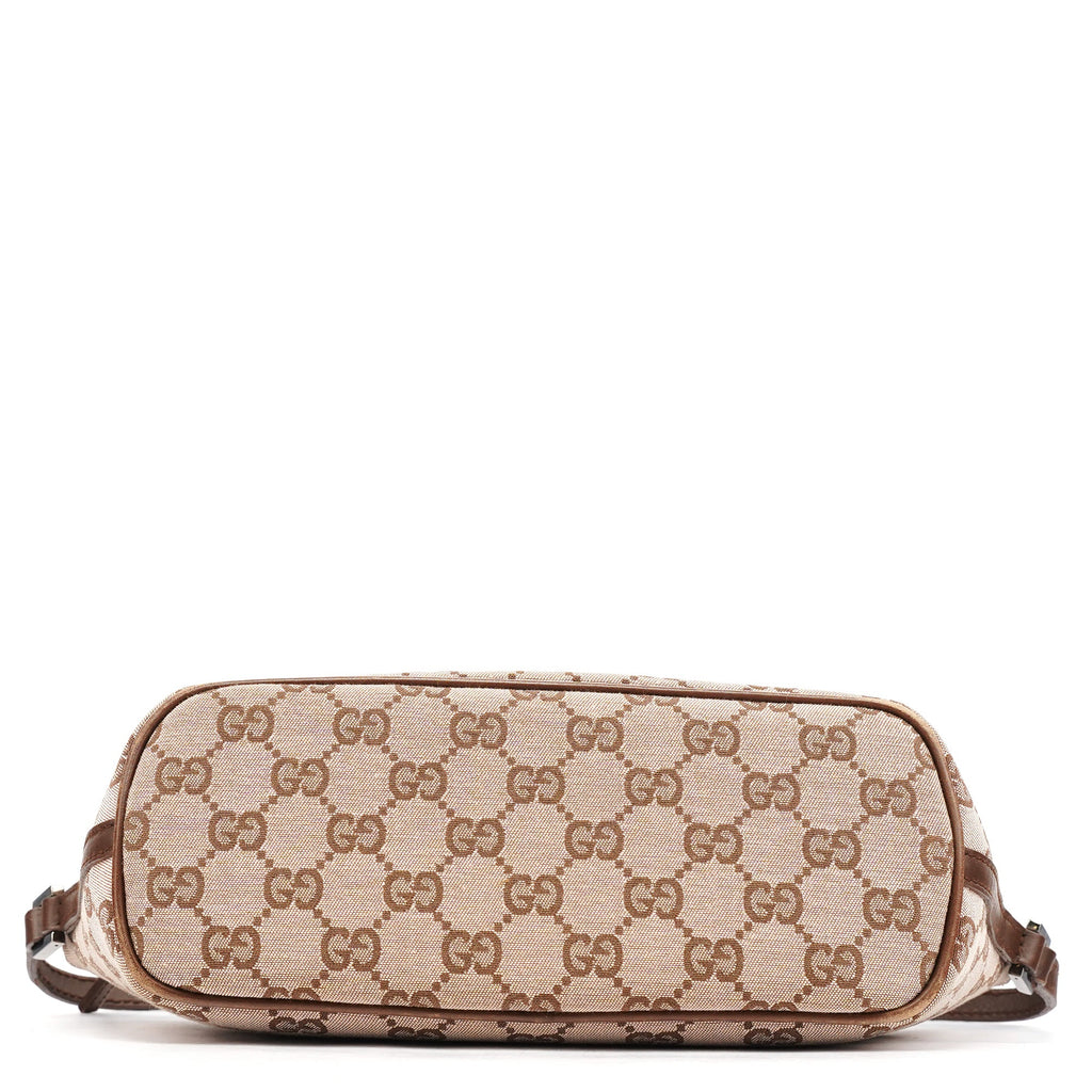 039 1103 Beige Brown GG Boat Pochette