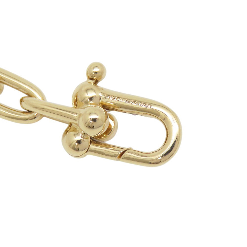 TIFFANY&Co. Hardware Small Link Bracelet Size Extra large 18K Yellow Gold