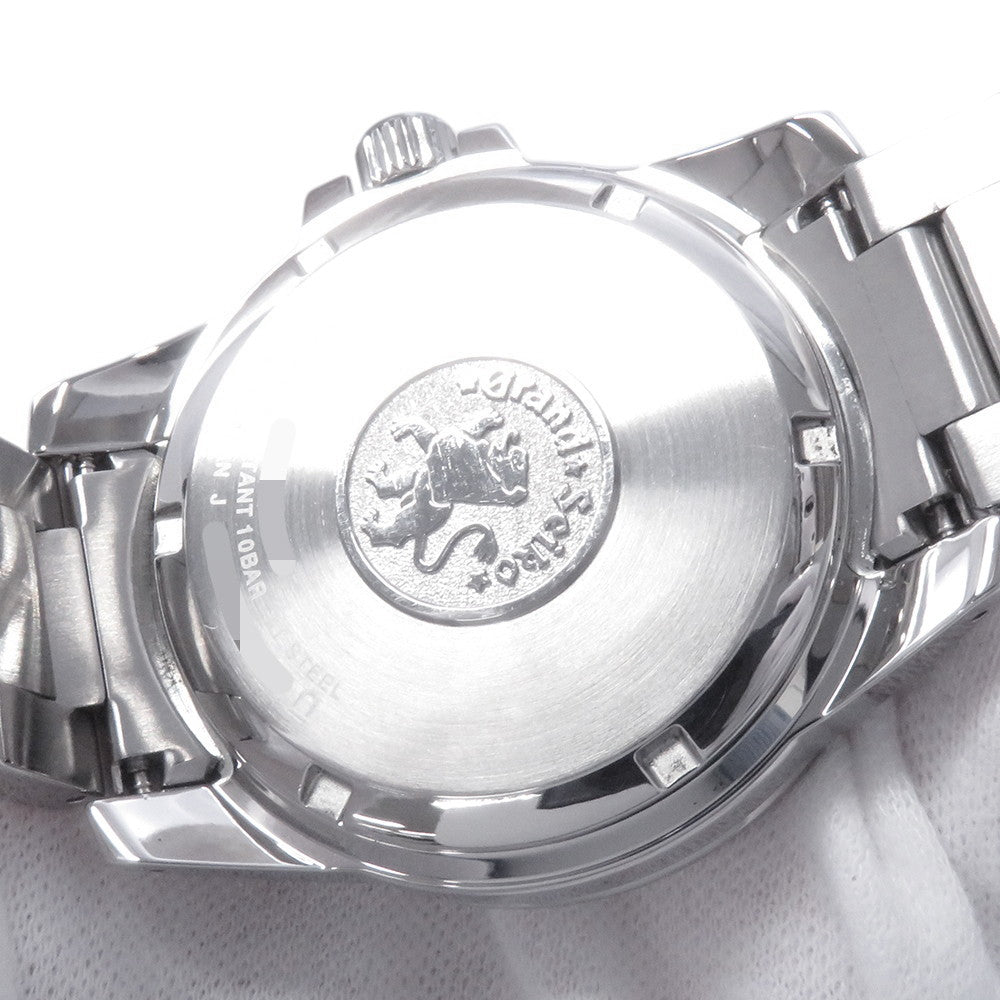 SEIKO Grand SEIKO Spring Drive GMT W39.4mm Stainless Steel Black DialSBGE213