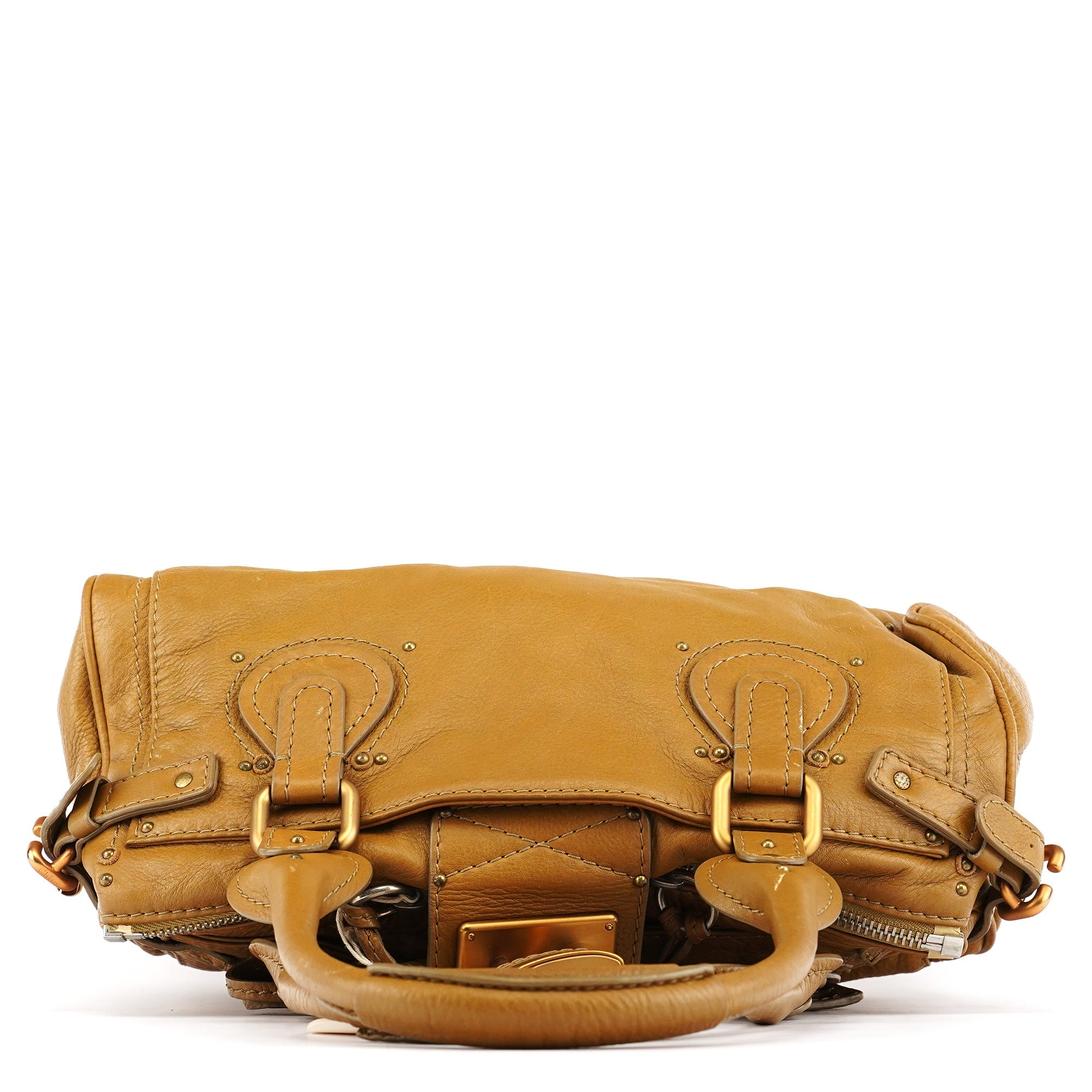 Camel Leather Paddington Shoulder Bag