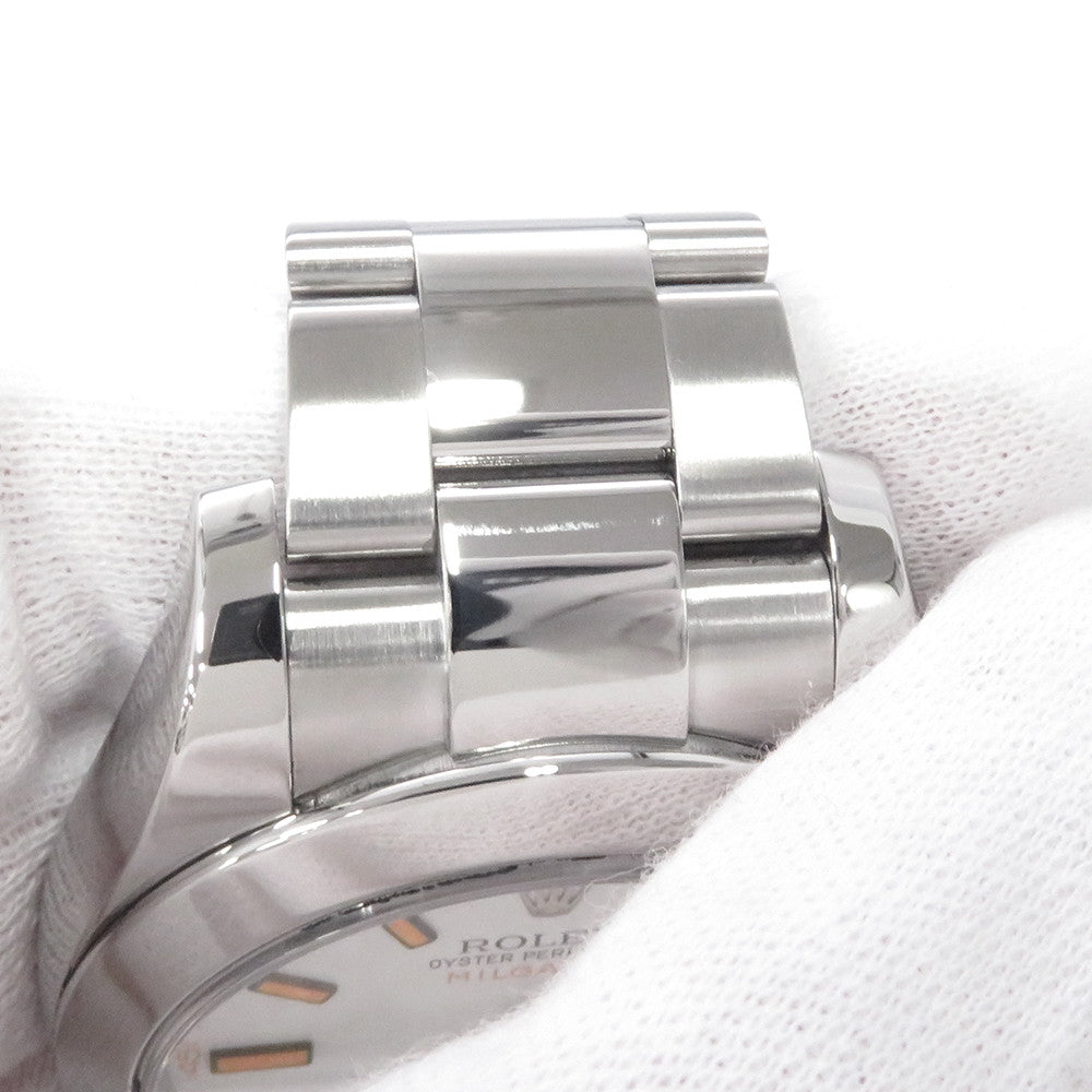 ROLEX Milgauss W40mm Stainless Steel White Dial116400
