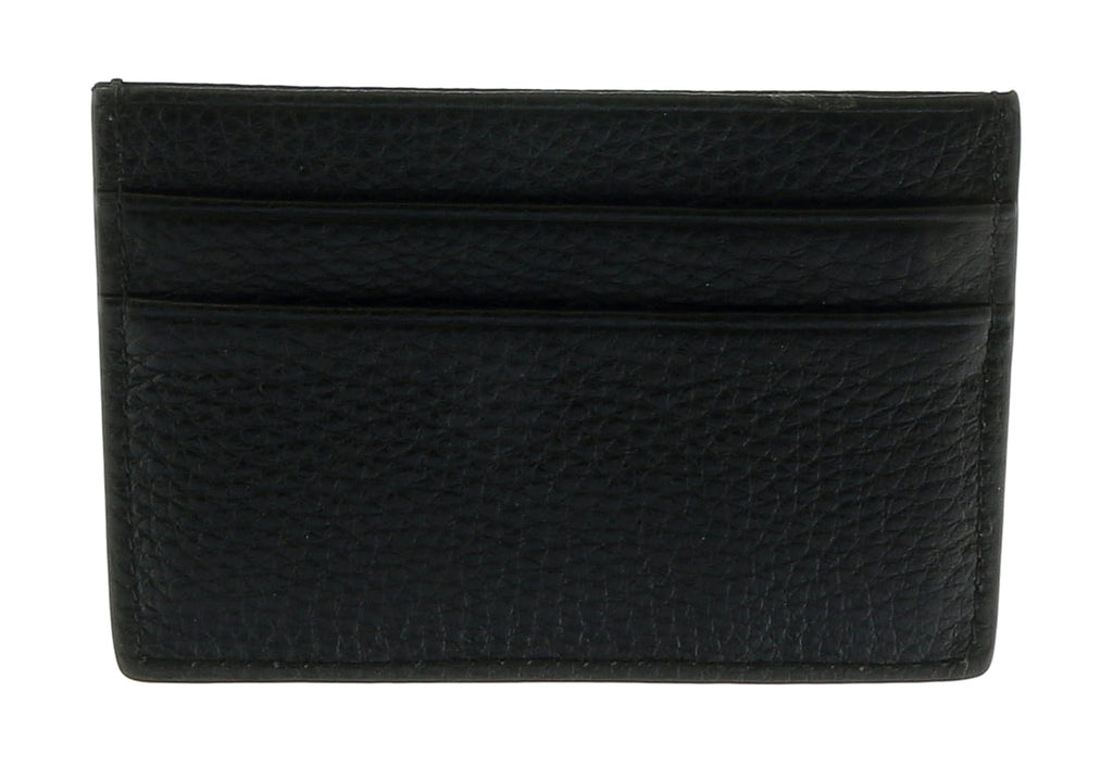 Versace Jeans Couture Black/Gold Small  Classic Flat Cardholder