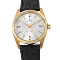 TUDOR Tudor Oyster Prince W34mm Gold Plated Leather Silver Dial7995/1