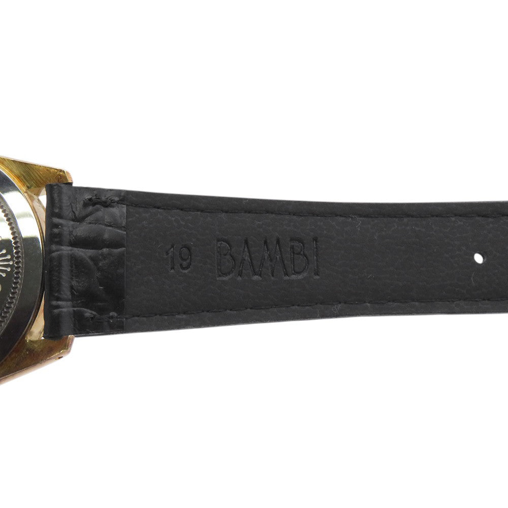 TUDOR Tudor Oyster Prince W34mm Gold Plated Leather Silver Dial7995/1