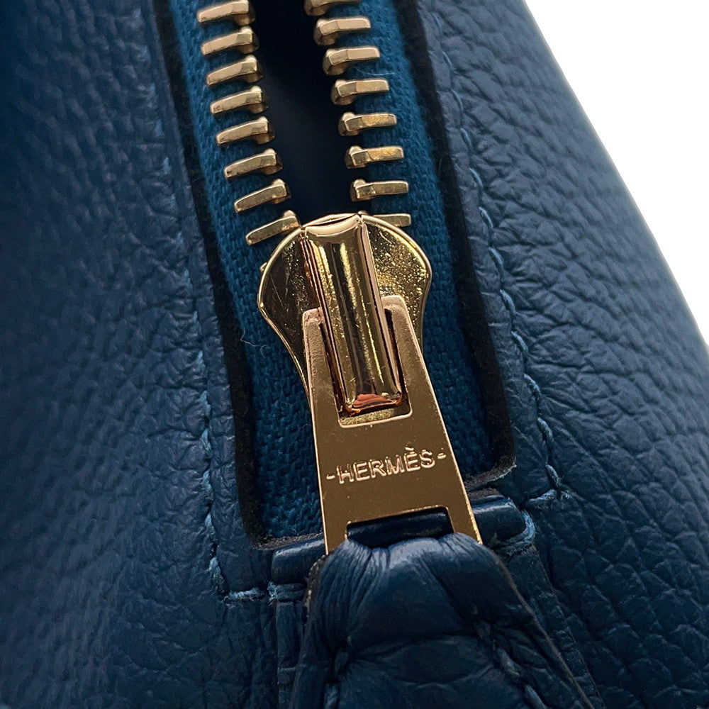 HERMES Bolide Deep Blue Taurillon Clemence Size 31