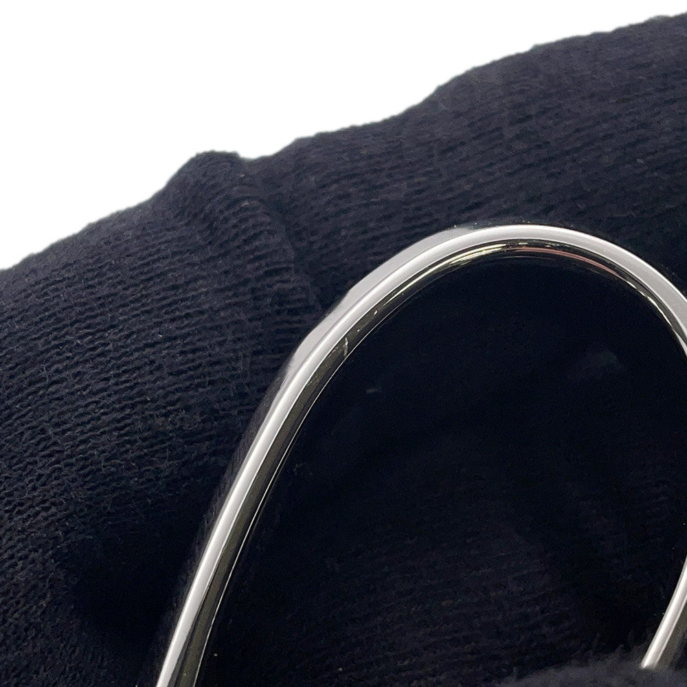 HERMES Ring (Jockey) Double Size 53 Black Epsom Metal