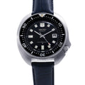 SEIKO SEIKO 150m Diver 2nd generation (late model) W44mm Stainless Steel Leather Black Dial6105-8110