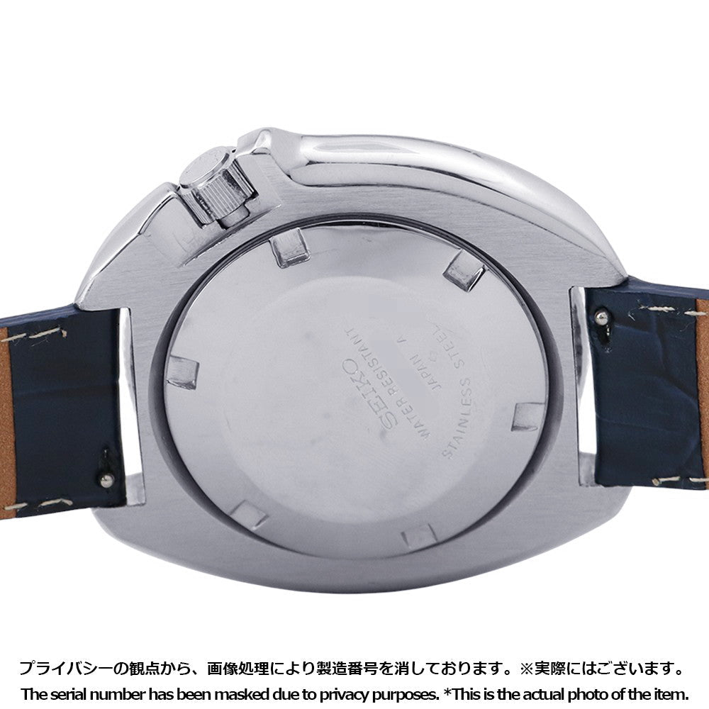 SEIKO SEIKO 150m Diver 2nd generation (late model) W44mm Stainless Steel Leather Black Dial6105-8110