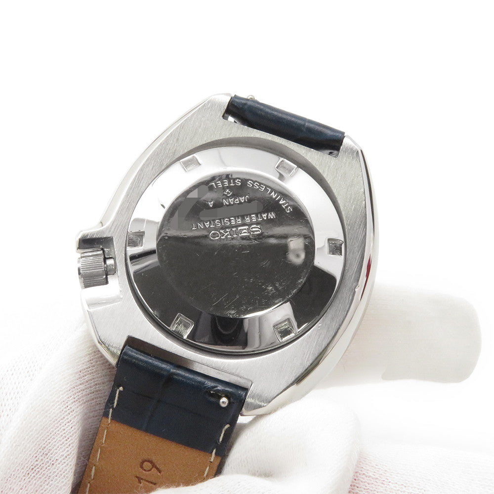 SEIKO SEIKO 150m Diver 2nd generation (late model) W44mm Stainless Steel Leather Black Dial6105-8110