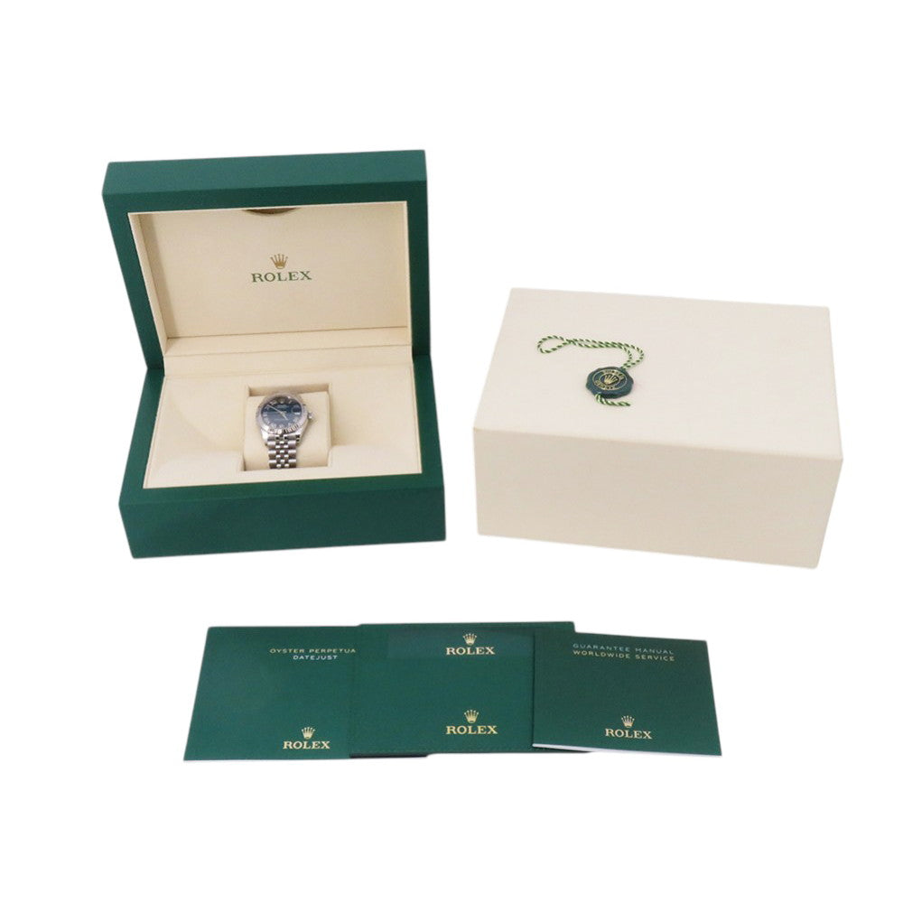 ROLEX Datejust 31 W31mm Stainless Steel K18WG Bright Blue Dial278274
