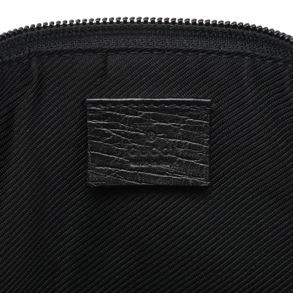 07198 Beige Matte Black GG Boat Pochette