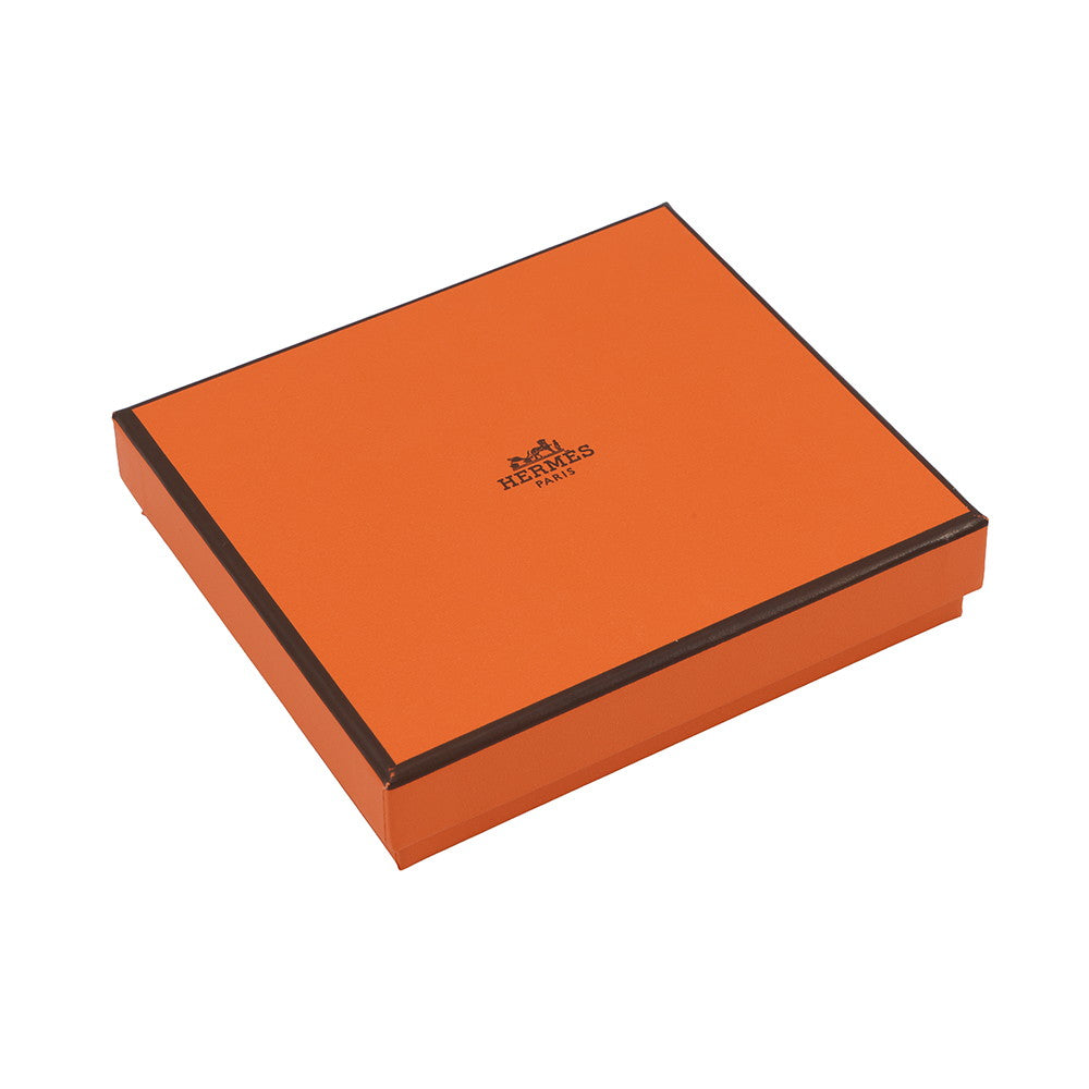HERMES Azap compact silk in Gold Evercolor