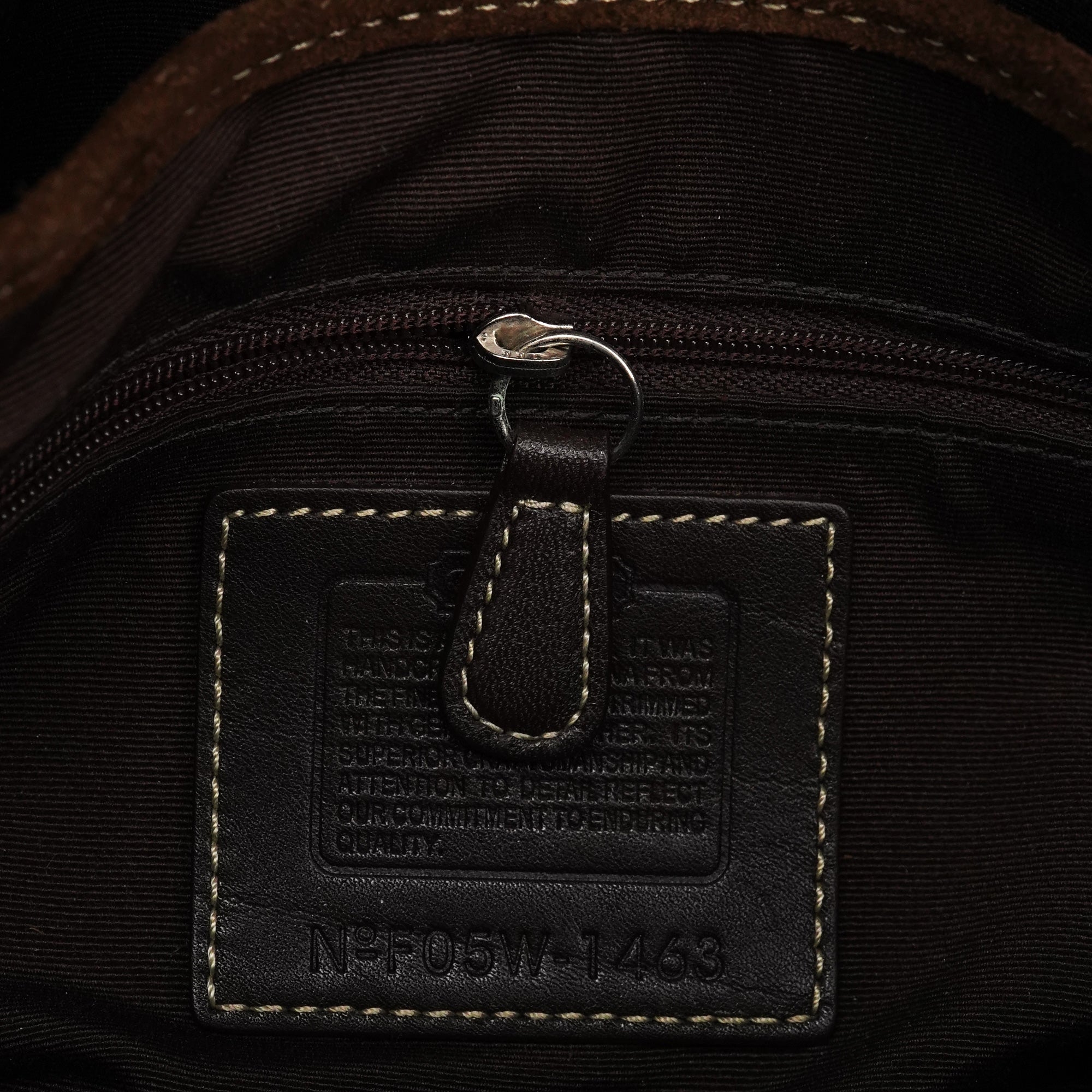 1463 Beige Brown Signature Soho Shoulder Bag