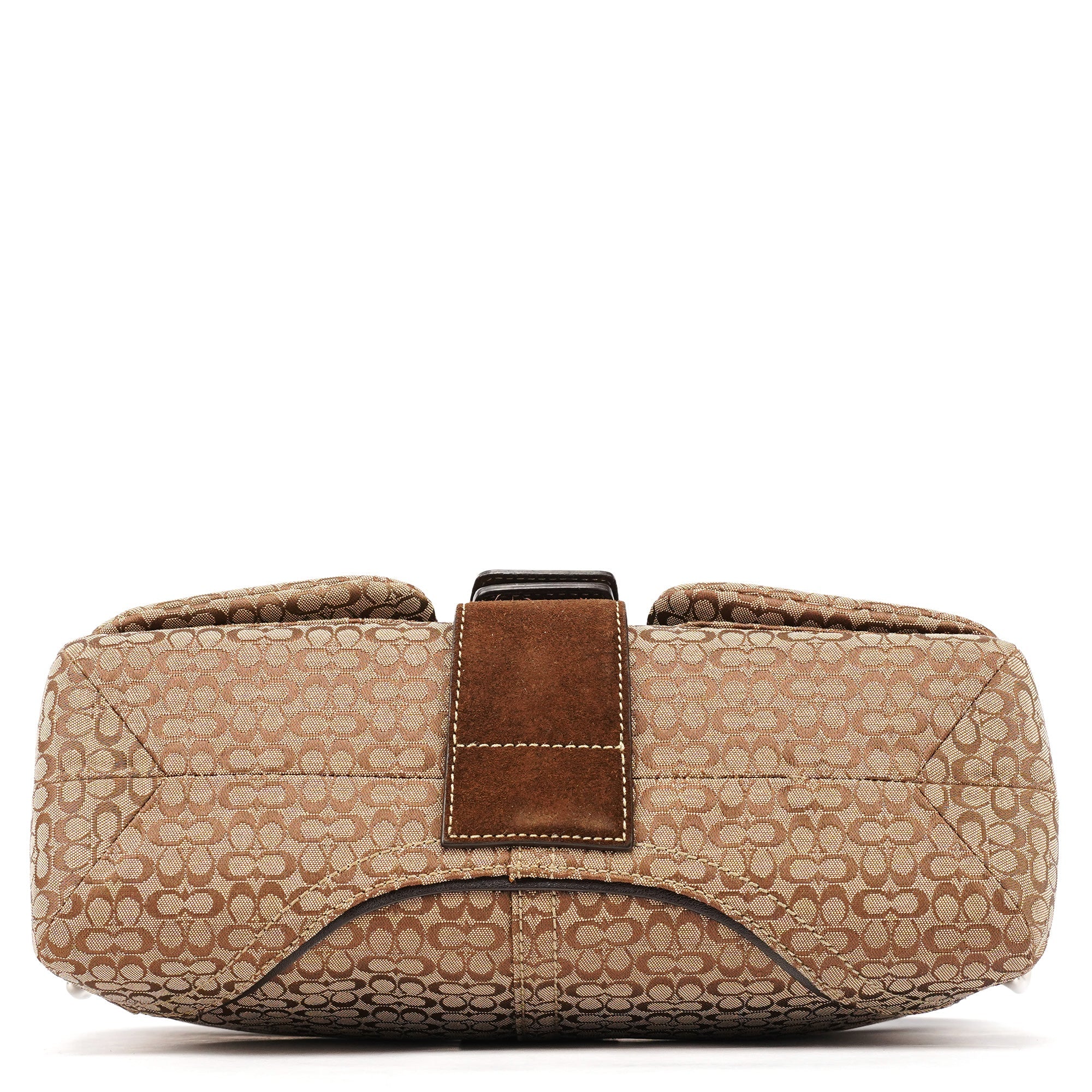 1463 Beige Brown Signature Soho Shoulder Bag