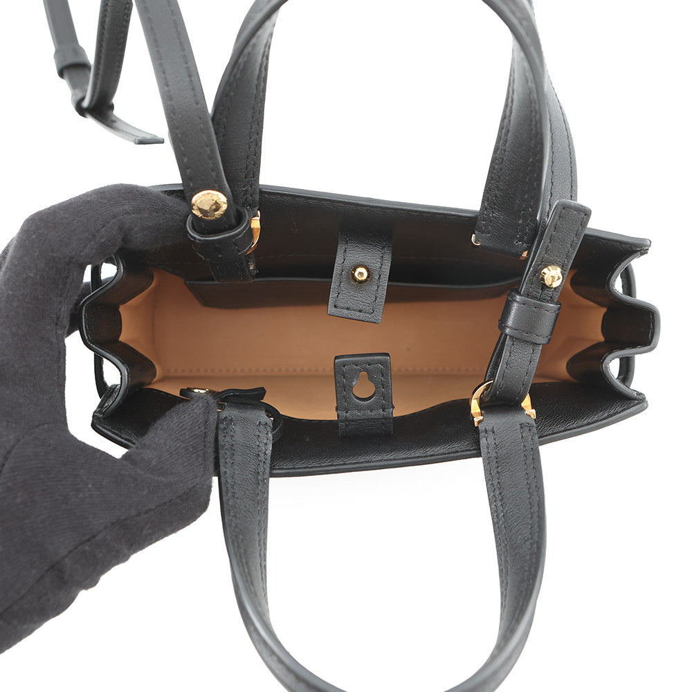 Delvaux Tempe Crash BlackAA0646BQS099ZDO Calf Leather Size Small