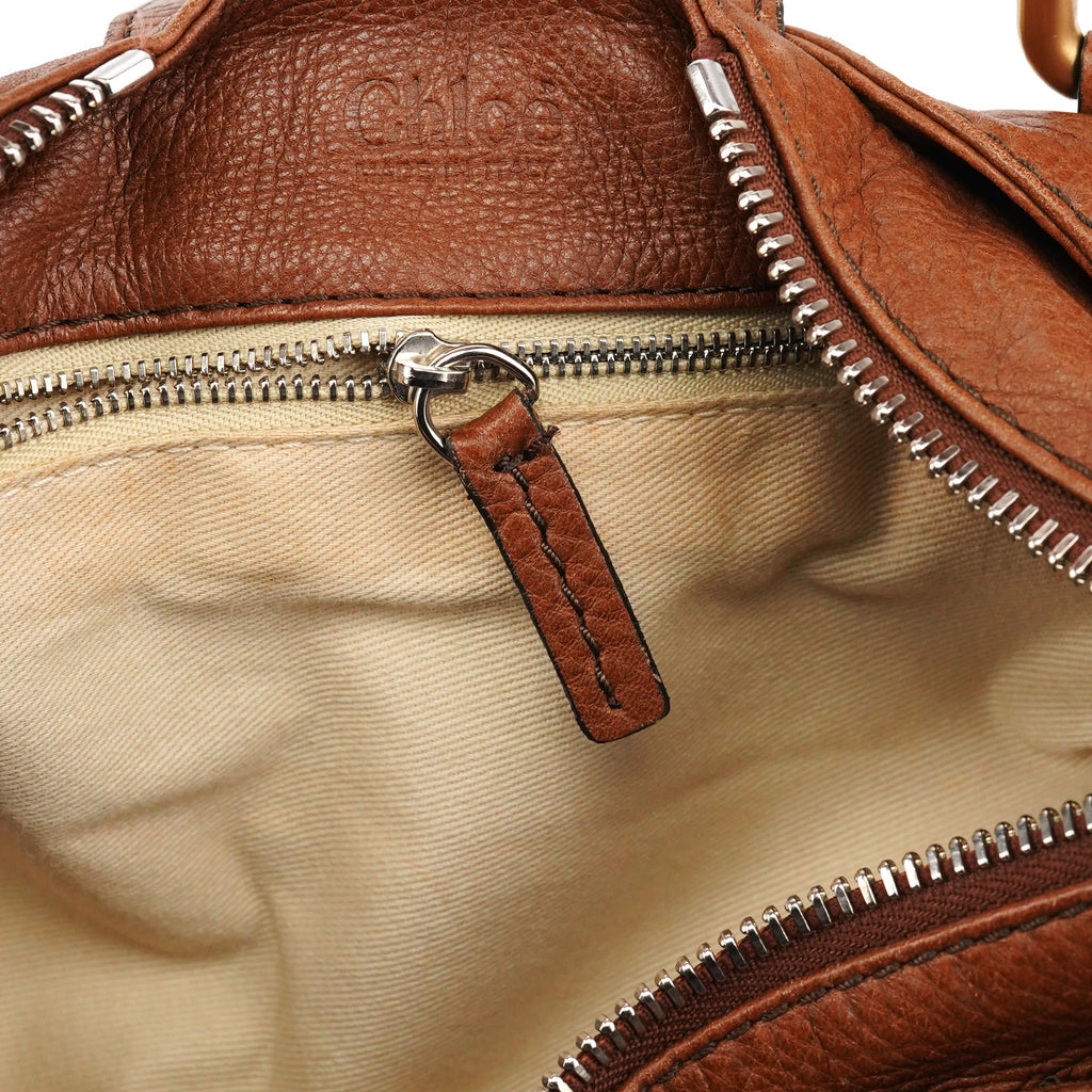 Light Brown Leather Paddington Shoulder Bag