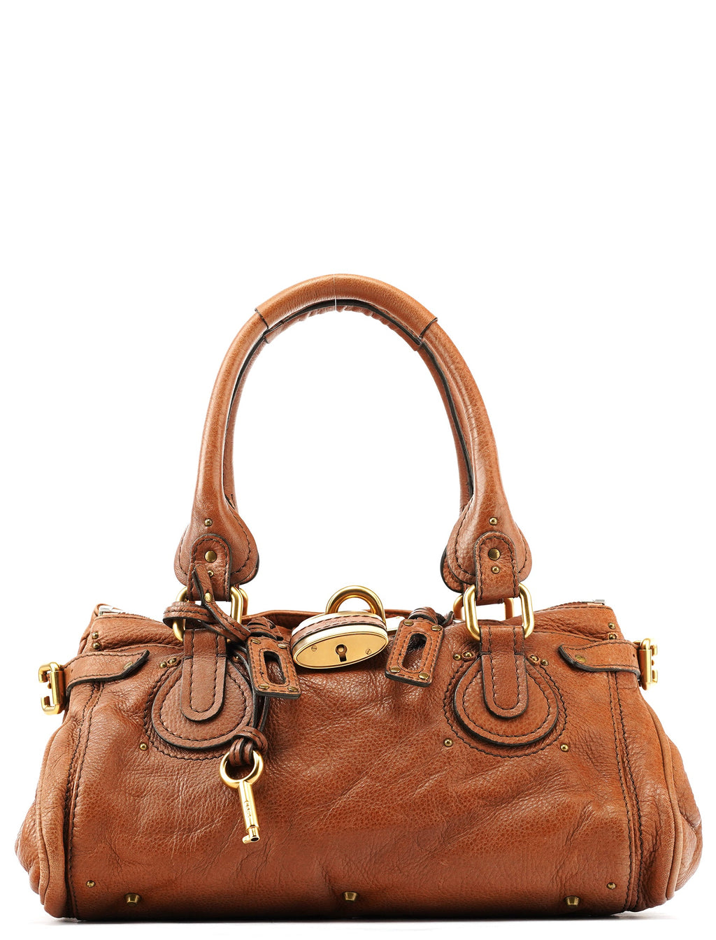 Light Brown Leather Paddington Shoulder Bag