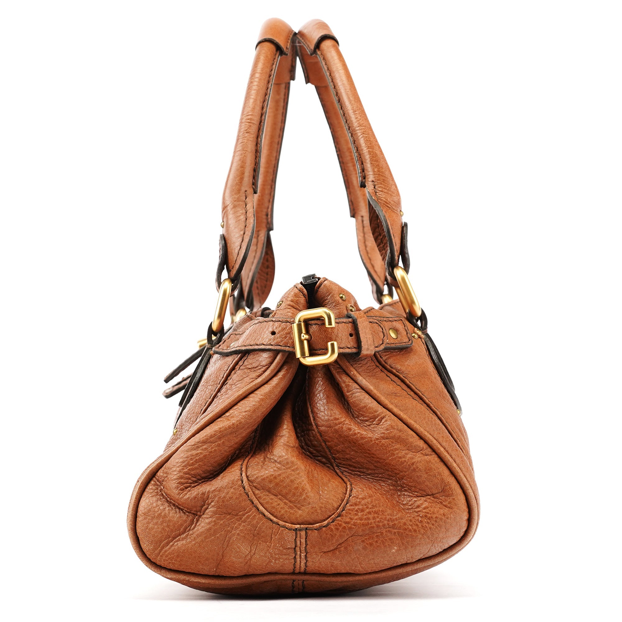 Light Brown Leather Paddington Shoulder Bag