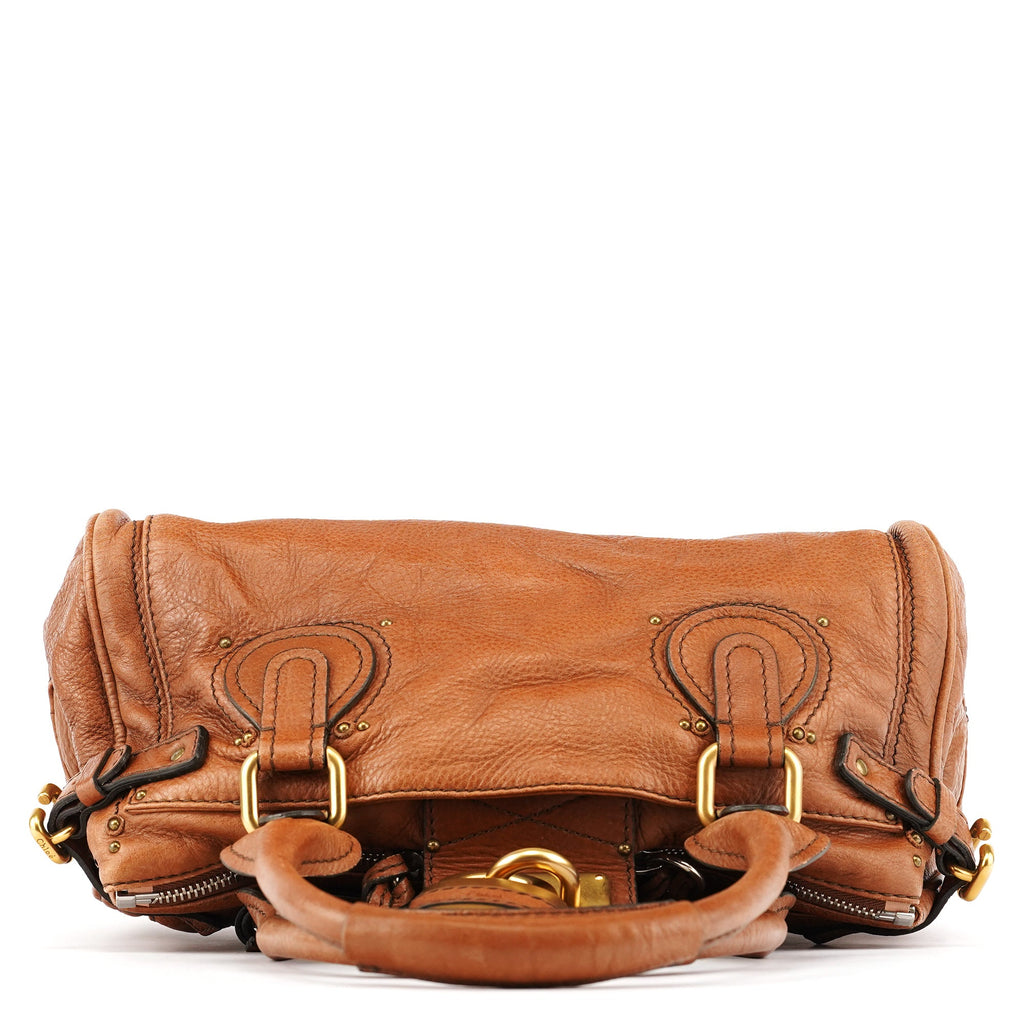 Light Brown Leather Paddington Shoulder Bag