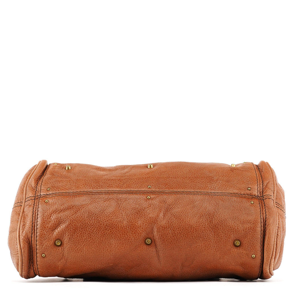 Light Brown Leather Paddington Shoulder Bag