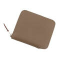 HERMES Azap compact silk in Etoupe Evercolor