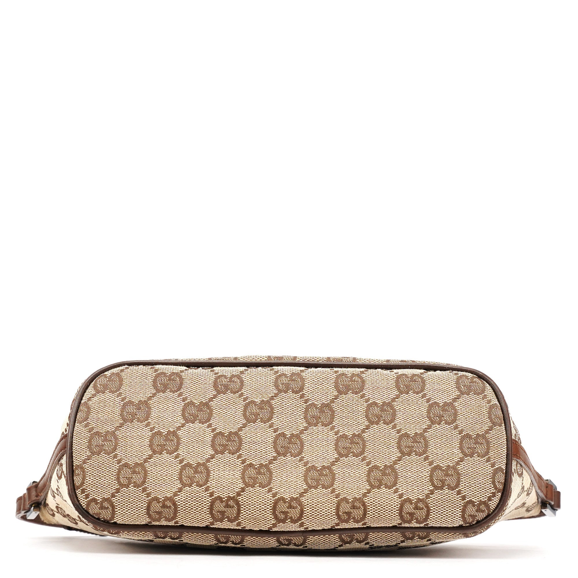 07198 Beige Brown GG Boat Pochette